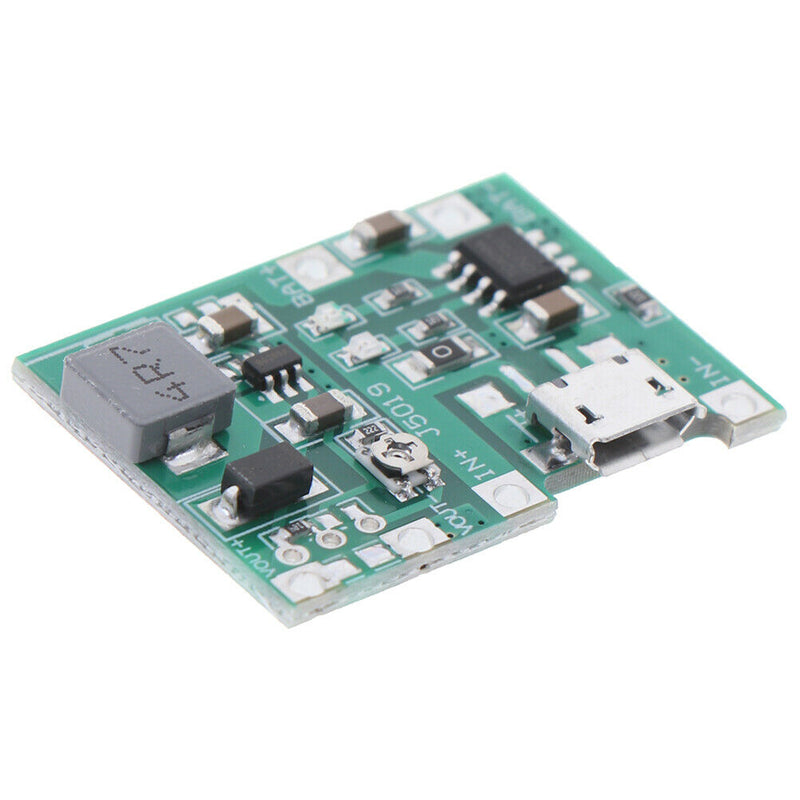 Li-ion 18650 3.7V 4.2V Battery Charger Board DC-DC Step Up Boost Mod Gw