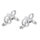Treble Clef Cufflinks Musical Note Cufflinks for Men T7B3