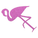12pcs/Pack Glitter Paper Flamingo Stickers Bottle Cup Label Decals DIY