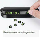 Car Temporary Stop Sign Telephone Number Plate For Car Moving Concealed Pro