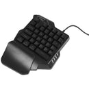 G30 1.6m Wired Gaming Keypad with LED Backlight 35 Keys One-handed Membrane