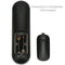 Replacement Infrared Remote Control Black For Sky Q Set-top Box And Television