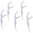 30X White Plastic Dental Floss Flosser Picks Teeth Toothpick Oral Care Stick  Z