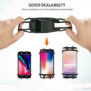 Bicycle Phone Holder Silicone Pull Button Type Shockproof Phone New Mobile A1U2