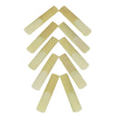 10pcs/set Alto Sax Reeds Strength 2.5 Saxaphone Woodwind Instrument Parts Kits
