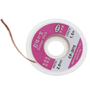 2Pcs Solder Wick Remover Desoldering Braid Wire Sucker Cable Fluxed FluxBX