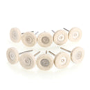 10pcs 25mm Wool Felt Polishing Buffing Drill Grinder Wheel Brushes For Rotary