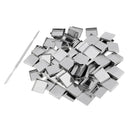 100 Makeup Pans Empty Eyeshdow Blush Powder Comestics DIY Palette Square Set