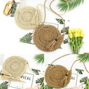 Handmade Women Summer Straw Beach Bag Tote Shoulder Basket Shopping Handbag