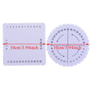 handmade knitting disc round square bracelet braided knot rope tray eva diy*tool