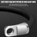 Reflective Anti-theft Cable Lock Security MTB Road Bicycle Mini Ring Locks