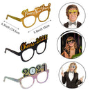 6pcs Paper Glasses Happy New Year Party Decor Home Christmas Ornaments Xmas SEAU