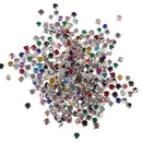 300x Acrylic Crystals Loose Faceted Beads Sewing Wedding Embellishment 4mm