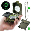 1* Professional Military Pocket Metal Sighting Compass Camping N0I1 Clinome S5Z9