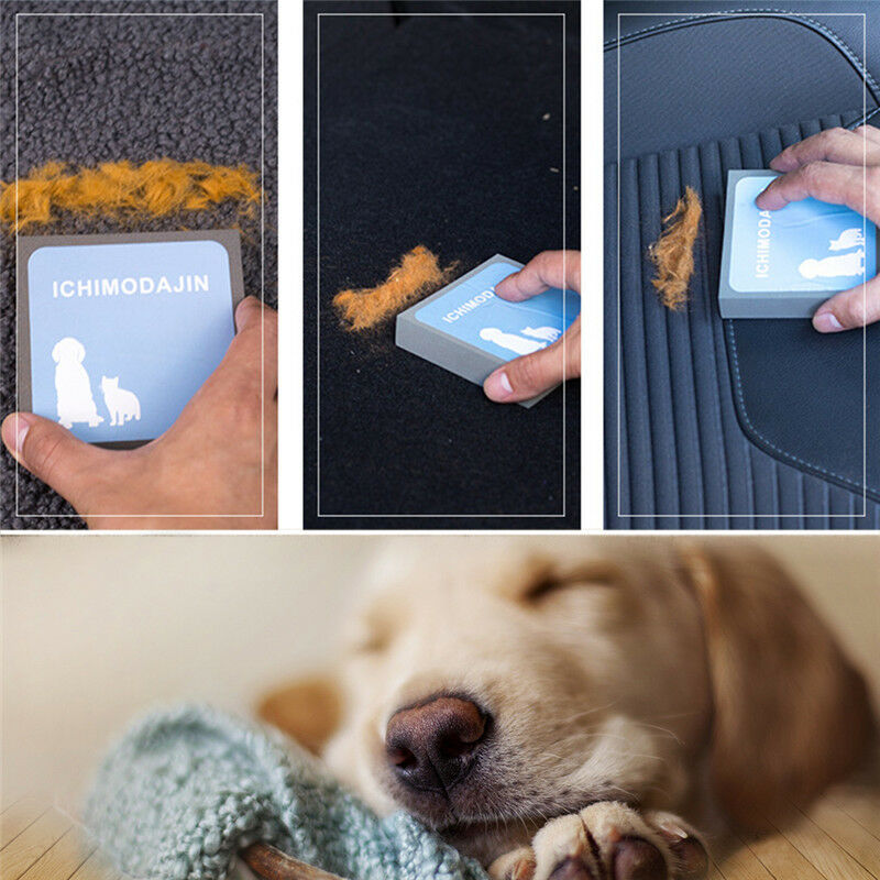 1pcs Pet Dog Cat Cleaning Brush Foam Pad Carpet Hair Fur Remover Cleaner Brushes