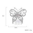 Elegant Rhinestone Hairpin Crystal Hair Comb Women Wedding Valentine Gift