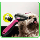 Pet Finishing Hair Grooming Tool 2-Sided Undercoat Comb For Dog Cat