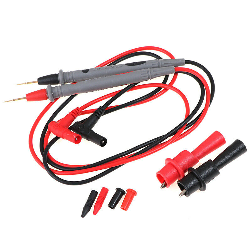 1000V20A Probe Lead Alligator Clip Crocodile Clamp Cable Multimeter TestSEAU