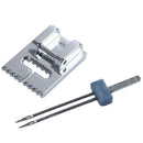 3 Pcs Sewing Machine Double Needle (Size 2.0/90 3.0/90 4.0/90) & 9 Groove P E3O6