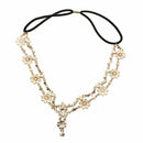 Womans Fashion Tassel Metal Beads Head Chain Head piece Boho Hair Band Jewe