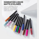 Handaiyan 12Pcs/Lot Matte Liquid Eyeliner Bright Color Waterproof Eye Liner I7U6
