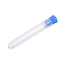 10X 12*75mm Borosilicate Glass Test Tubes Rimless Pyrex With Push Caps Lab YK