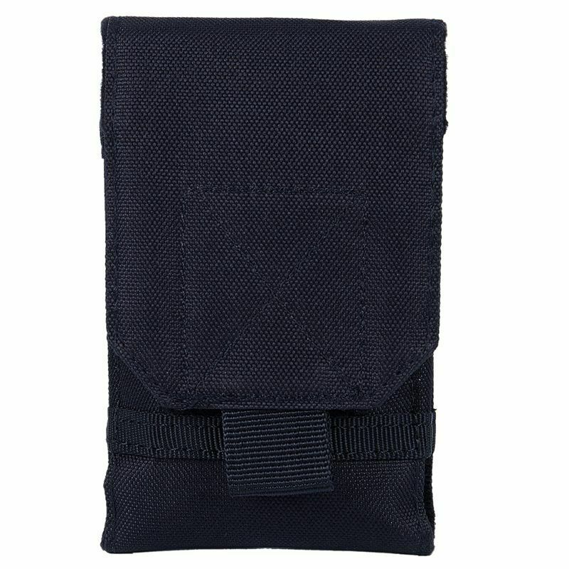Outdoor Camping Hiking Phone Bag Bag Hook Loop Belt Pouch Nylon Mobile Case S5A7