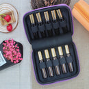 10Ml 10 Roller Bottles Essential Oil Glass Case Empty Carry Holder Storage Bag Z