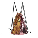 Reversible Sequins Bag twinkling Fashion Backpack Drawstring Backpack Packs P9X1