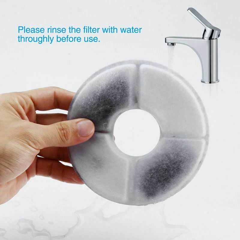 Pet Fountain Automatic Water Dispenser Premium Activated Carbon Filters 4 P