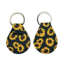 Comfy Durable Sunflower Steering Wheel Cover With Cute Sunflowers Key Ring