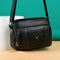 Washed PU Crossbody Bag Large Capacity Mother Elegant Zipper Shoulder Pouch