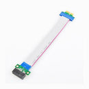 PCI-E Express 1X Slot Riser Card Adapter Extender Extension Ribbon Flex Cable@V