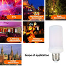 E27 Emulation Flame Effect LED Bulb Party Flickering Fire Decorative Lamp