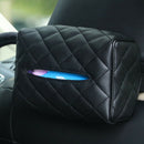 2x Multi-function PU Car Seatback Storage Organizer Tissue Box Holder B NGD