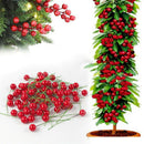 100* Artificial Red Holly Berry On Wire Bundle Garland Making Christmas Wreath--
