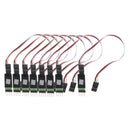 Set of 8 3 Channels 6V Light Control Switch for RC Car Truggy Truck Parts