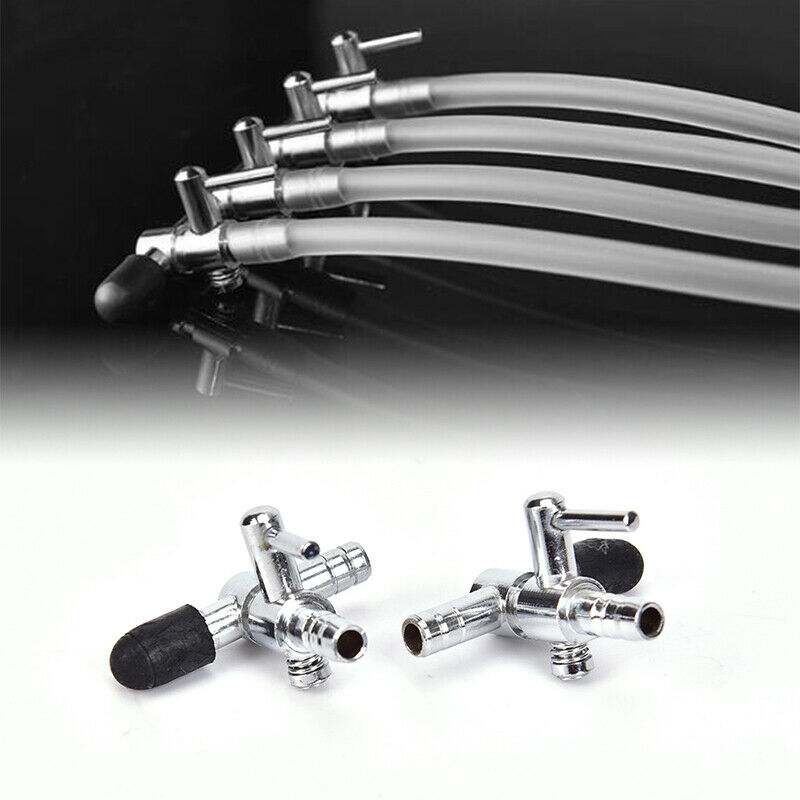 1PC New Aquarium Tank Air Pump Flow Tube Pipe Line Stainless Steel Control Va BX
