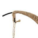 Hemp Rope Night Light Bedside Table Lamp Star Shaped Design Desk Light Lamp