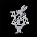 Alice Wonderland White Rabbit Metal Cutting Dies Stencil DIY Album Deco Craft SP