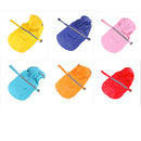 Reflective Dog Rain Coat Jacket Hooded Rainwear Poncho Slicker SM Yellow