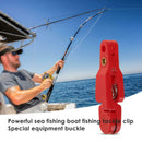 T006R Red Plastic Snap Release Fishing Clip Outrigger Downrigger Power Grip