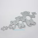 4 Bear Metal Cutting Dies Stencils DIY Scrapbooking Embossing Album Paper Craft