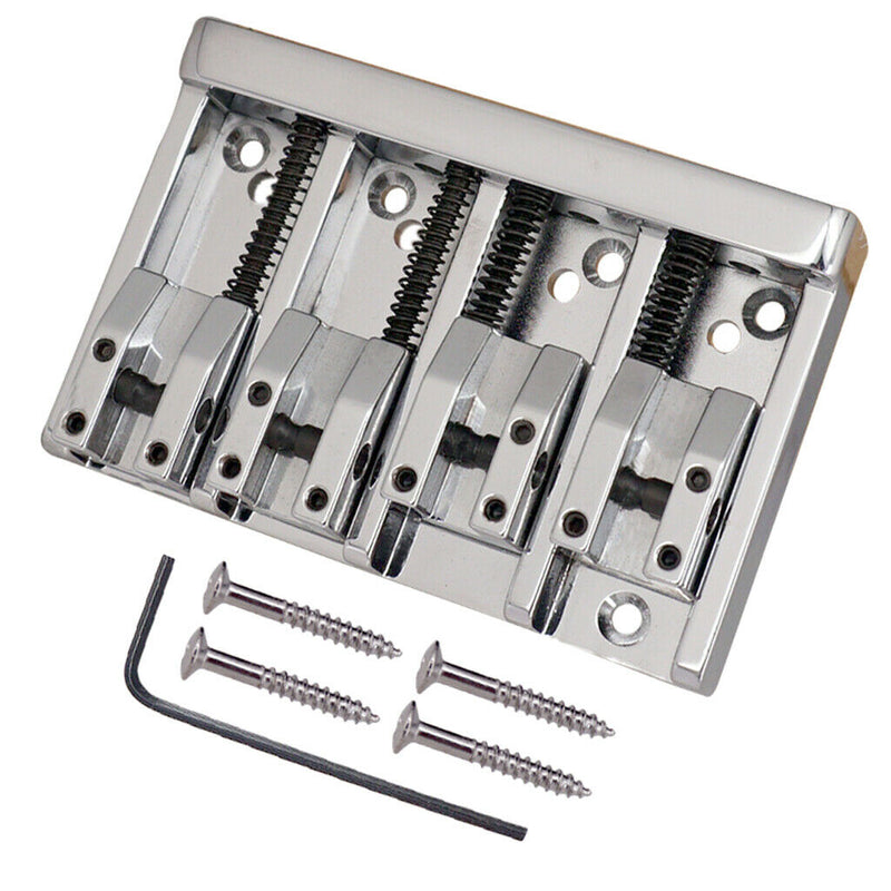 Exquisite 4 String Electric Bass Guitar Bridge Tailpiece Musical Instrument