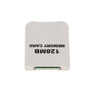 128MB White Memory Card Compatible for Wii & Gamecube Console Storage Card