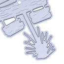 Cutting Dies Guideboard Shape DIY Scrapbook Embossing Craft Metal Stencils A