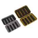 2PCS Portable Fly Fishing Tackle Boxes Baits Storage Cases With Foam Pads
