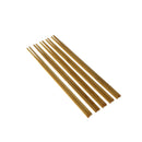 5pairs Reusable Natural Wavy Wood Chopsticks Chinese Chop Sticks Food Sticks  TE