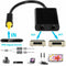 Dual Port Digital Optical Fiber Audio Splitter Cable Adapter 1 In 2 Out S2O1