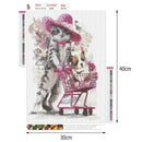 5D DIY Full Drill Diamond Painting Animals Embroidery Craft Kits Decor (06)